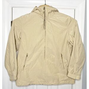Postcard Women's Light Weight Windbreaker‎ Pullover Jacket Beige 44 US 8 New